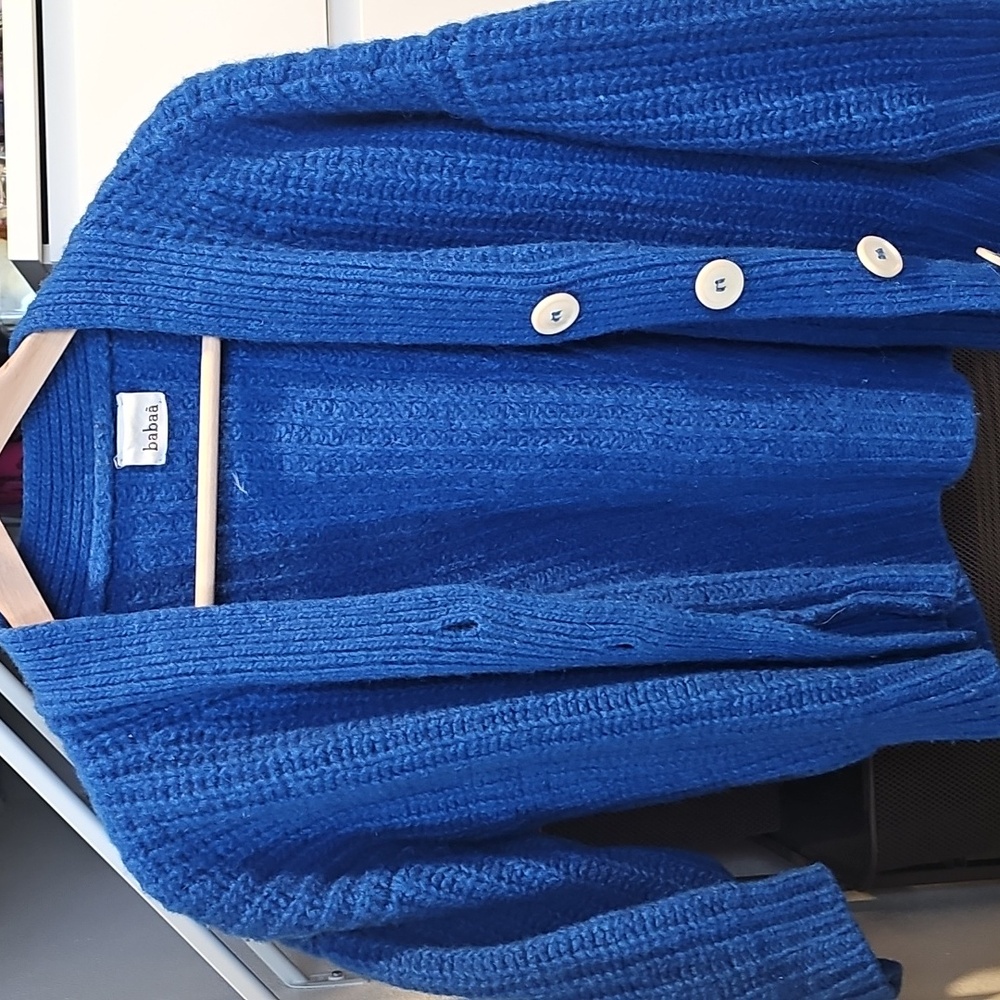 Blue Babaa Cardigan Womens